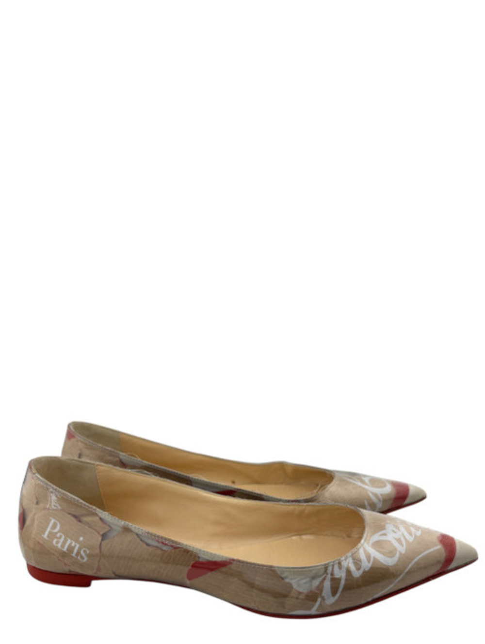 Christian Louboutin Loubi Kraft PVC Flats